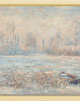 Claude Monet - Frost | Giclée op canvas