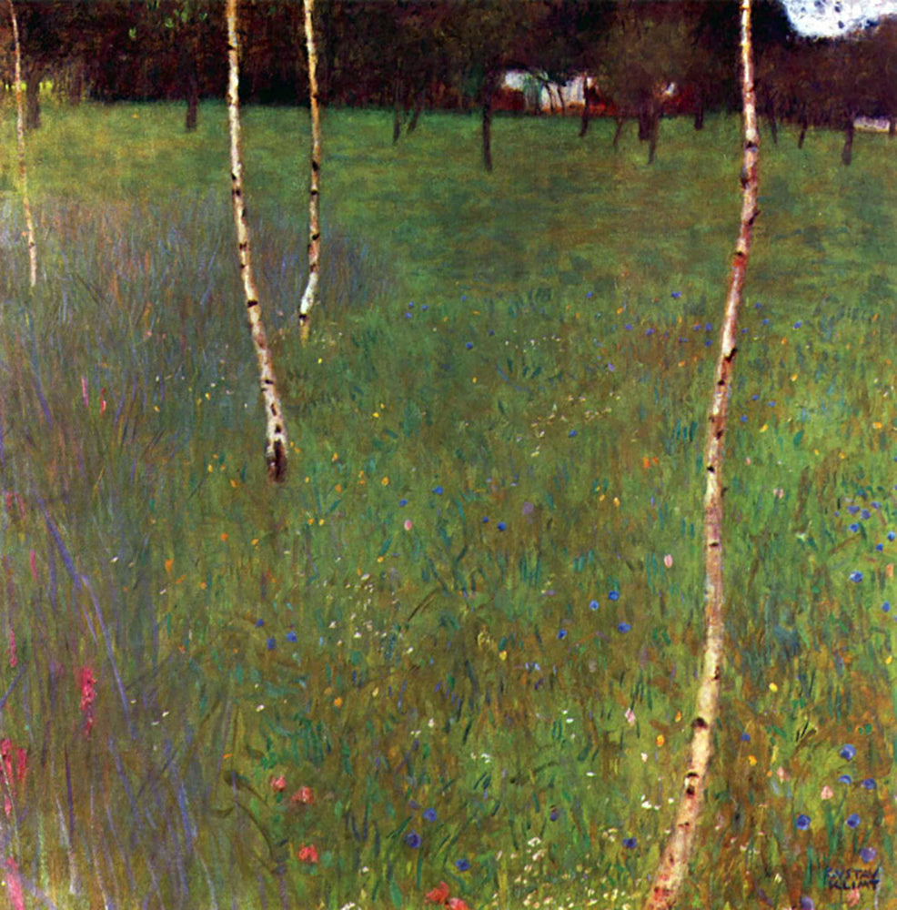 Gustav Klimt - Farmhouse | Giclée op canvas