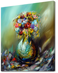 Gena - Flowers in Vase I | Giclée op canvas