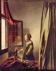 Johannes Vermeer - Girls at the open window | Giclée op canvas