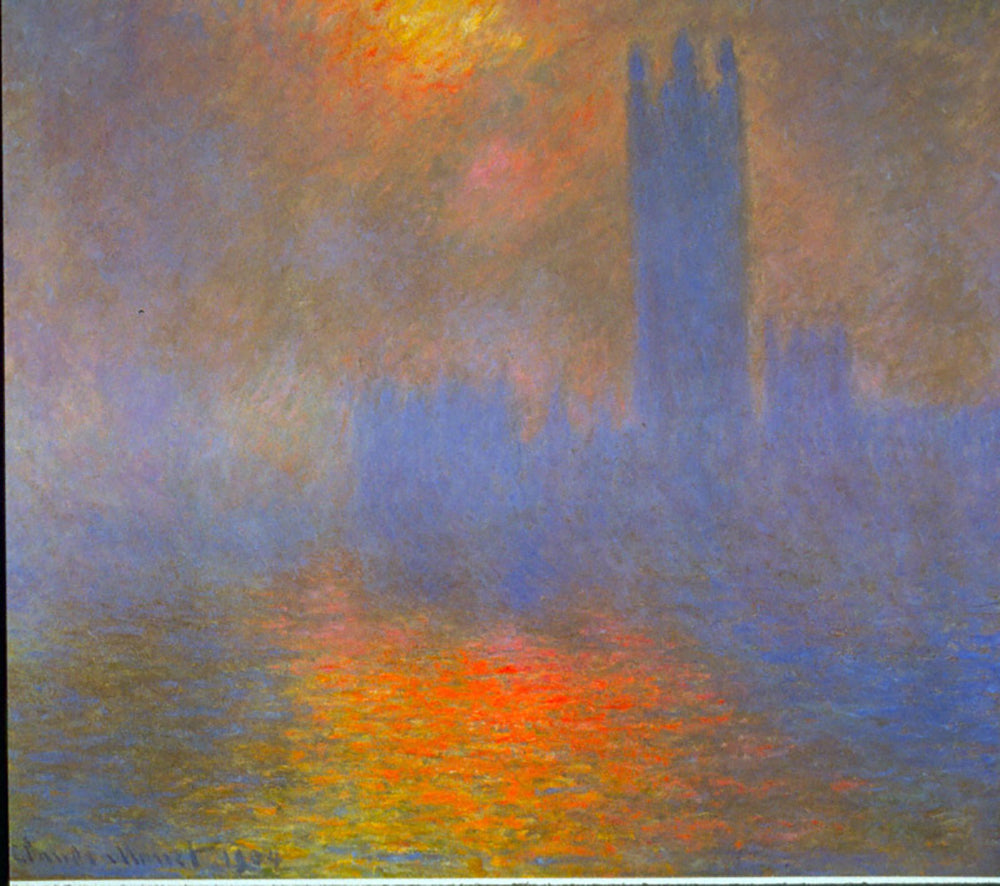 Claude Monet - Houses of Parliament | Giclée op canvas