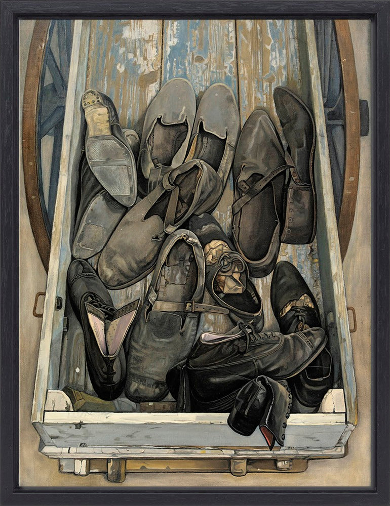 Jopie Huisman - Hondenkar met schoenen 1977 | Giclée op canvas