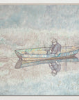 Jopie Huisman - Zelfportret als palingvisser 1999 | Giclée op canvas
