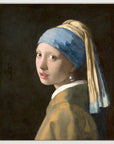 Johannes Vermeer - Meisje met de parel | Giclée op canvas
