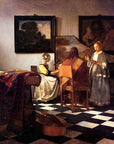 Johannes Vermeer - Musical Trio | Giclée op canvas