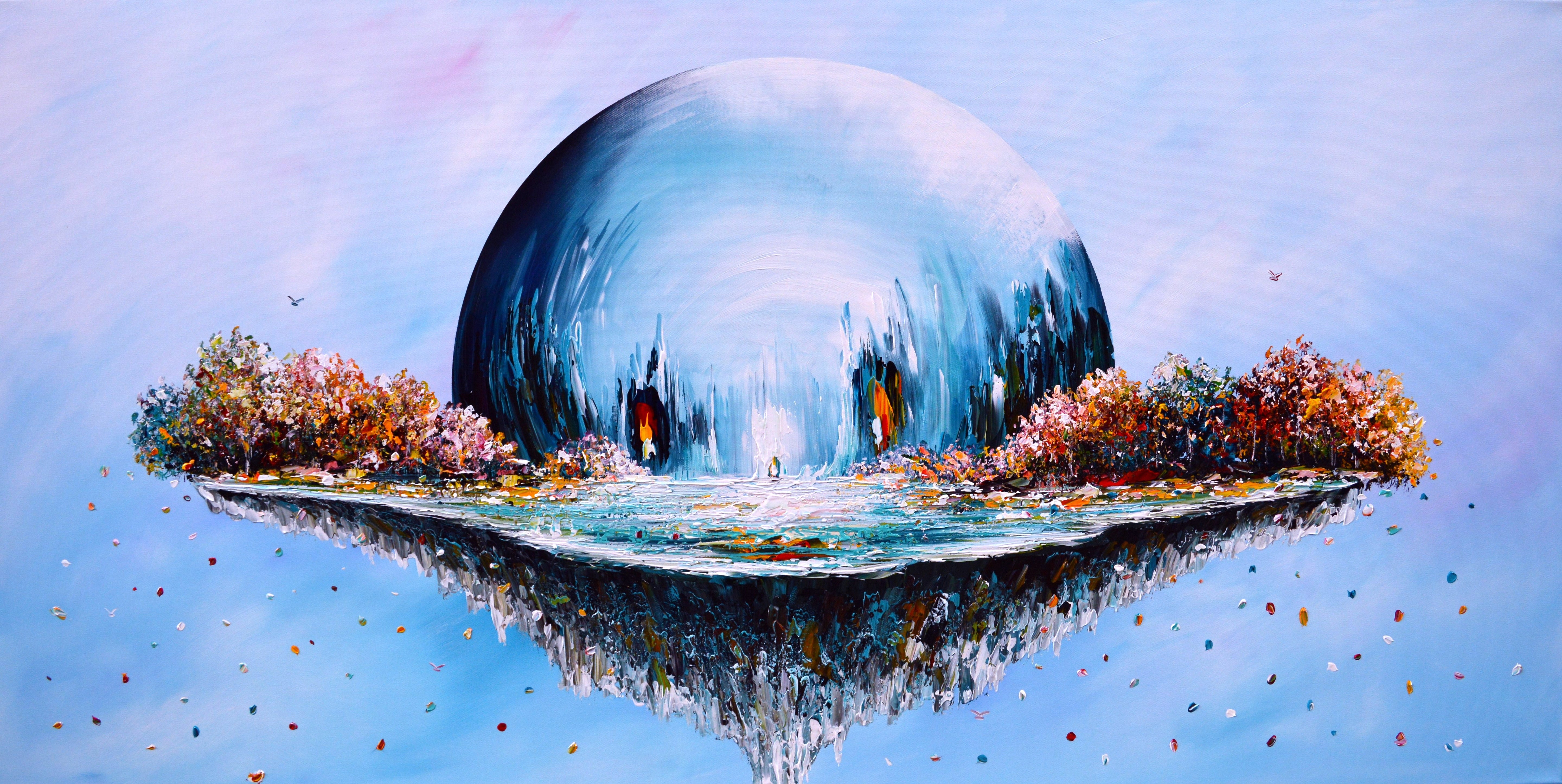 Gena - New Planet | Giclée op canvas