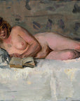 Isaac Israels - Reclining Nude | Giclée op canvas