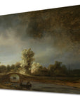 Rembrandt Harmensz. van Rijn - Landschap met stenen brug | Giclée op canvas