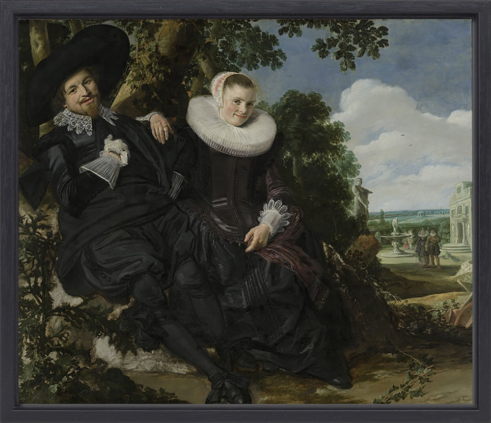 Frans Hals - Portret van een stel | Giclée op canvas