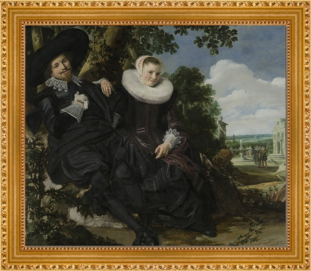 Frans Hals - Portret van een stel | Giclée op canvas