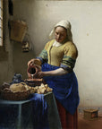 Johannes Vermeer - Het melkmeisje | Giclée op canvas