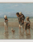 Jozef Israels - Kinderen der zee | Giclée op canvas