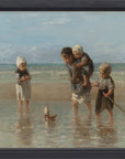 Jozef Israels - Kinderen der zee | Giclée op canvas