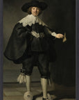 Rembrandt Harmensz. van Rijn - Portret van Marten Soolmans | Giclée op canvas