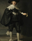 Rembrandt Harmensz. van Rijn - Portret van Marten Soolmans | Giclée op canvas