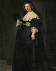 Rembrandt Harmensz. van Rijn - Portret van Oopjen Coppit | Giclée op canvas