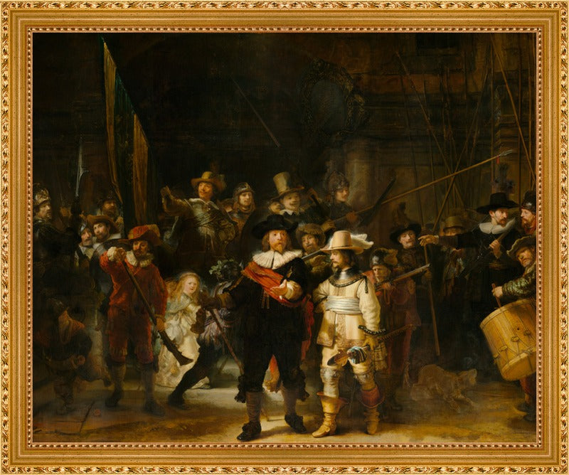 Rembrandt Harmensz. van Rijn - De Nachtwacht | Giclée op canvas