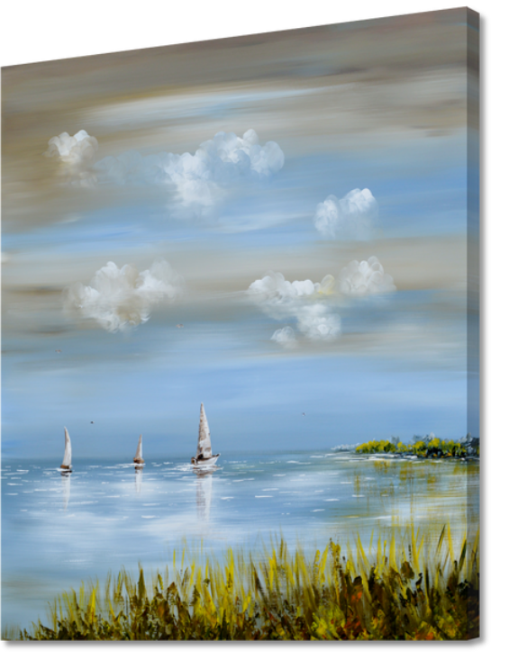 Gena - Sailing I | Giclée op canvas
