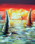 Gena - Sailing II | Giclée op canvas