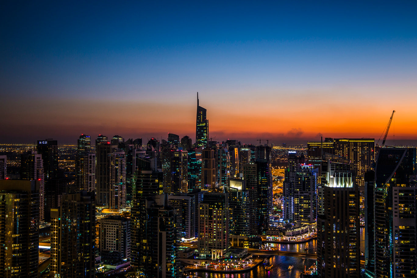 Dubai Skyline 3 | Giclée op canvas