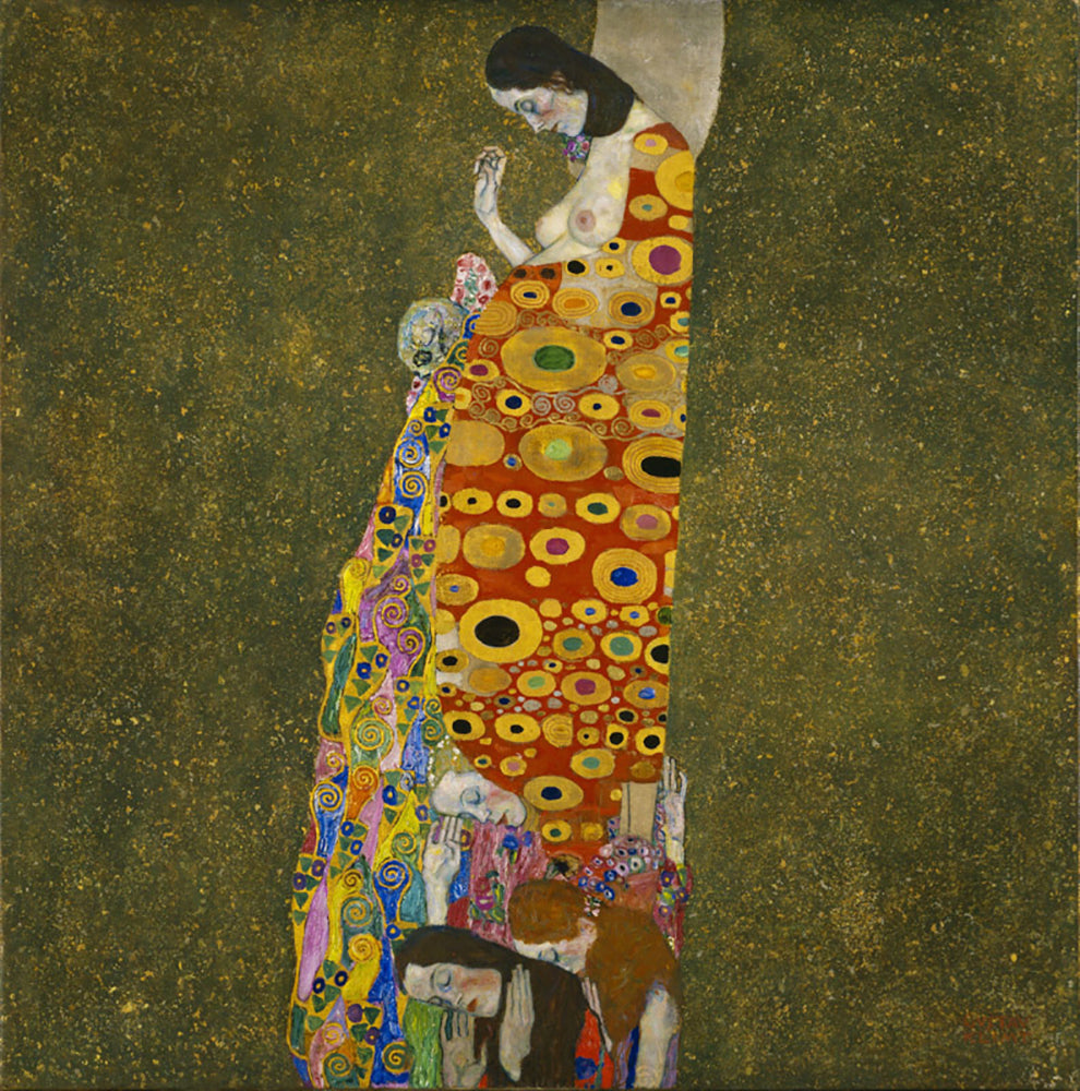 Gustav Klimt - The Hope II | Giclée op canvas