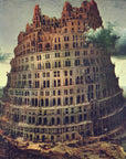 Pieter Bruegel - Tower of Babel 1 | Giclée op canvas