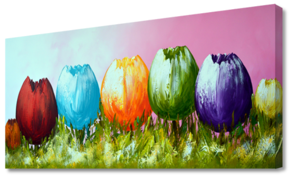 Gena - Tulips | Giclée op canvas