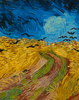 Vincent van Gogh - Korenveld met kraaien | Giclée op canvas