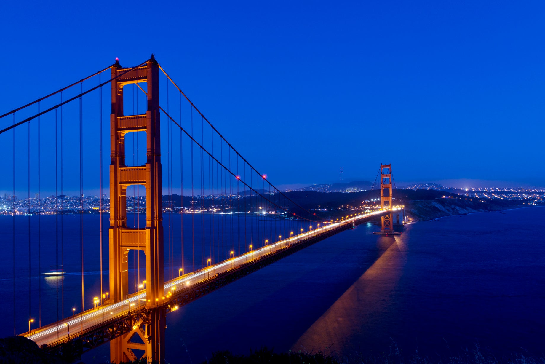Golden Gate Bridge Skyline | Giclée op canvas