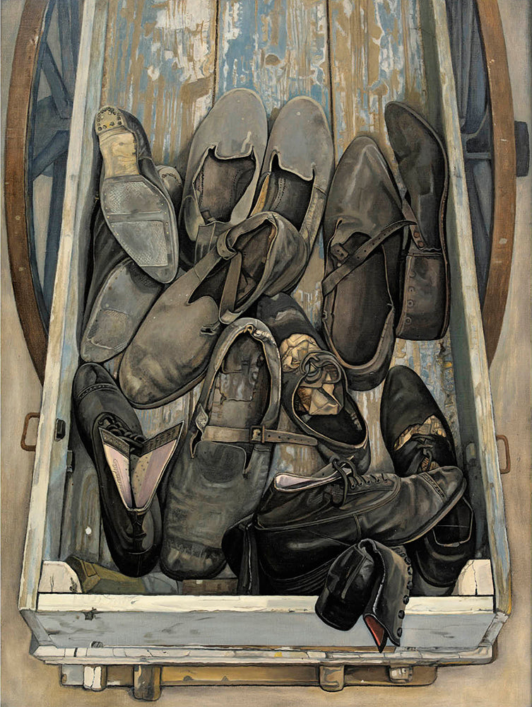 Jopie Huisman - Hondenkar met schoenen 1977 | Giclée op canvas