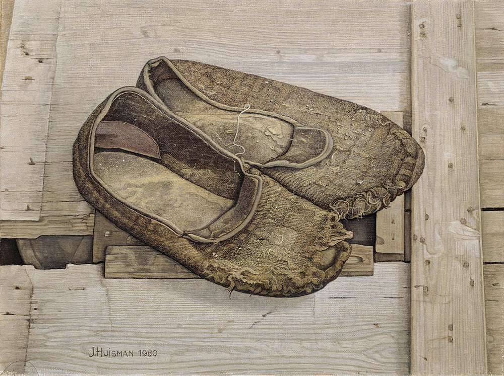 Jopie Huisman - Mijn pantoffels 1980 | Giclée op canvas