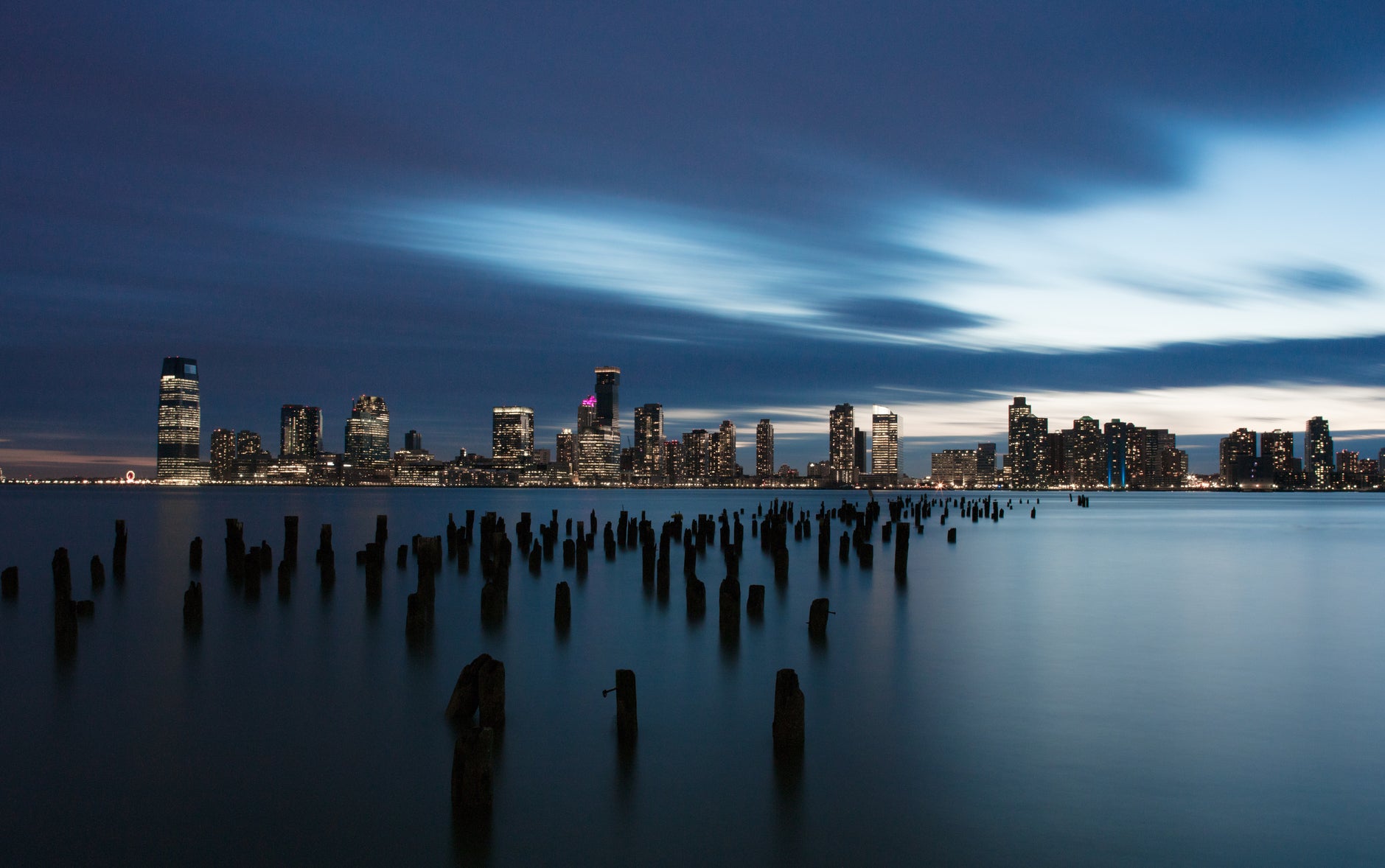 New Jersey Skyline | Giclée op canvas