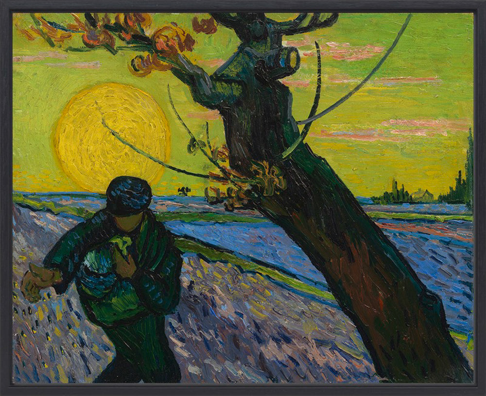 Vincent van Gogh - De zaaier | Giclée op canvas