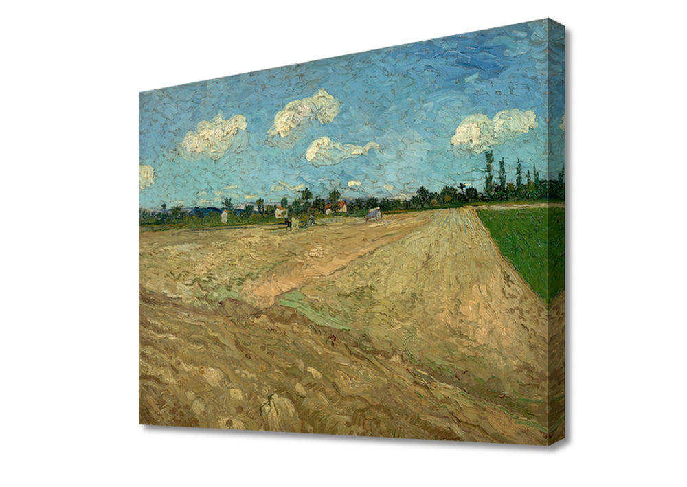 Vincent van Gogh - Geploegde akkers (De voren) | Giclée op canvas