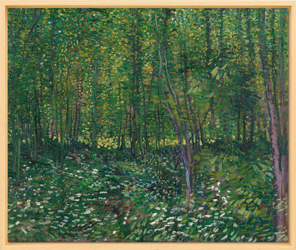 Vincent van Gogh - Bos met kreupelhout | Giclée op canvas