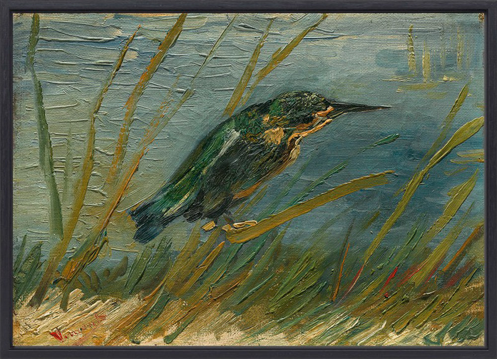 Vincent van Gogh - IJsvogel aan de waterkant | Giclée op canvas