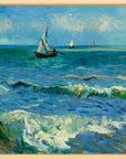 Vincent van Gogh - Zeegezicht bij Les Saintes-Maries-de-la-Mer | Giclée op canvas
