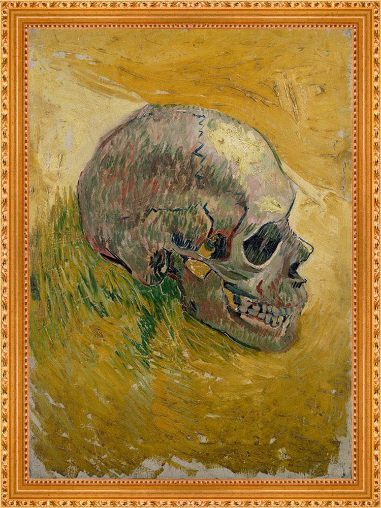 Vincent van Gogh - Schedel | Giclée op canvas